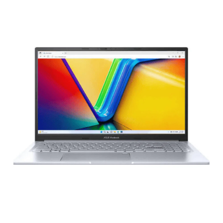 ASUS VIVOBOOK A1504VA-NJ539, intel i7-1355U, 16GB DDR4 ON BOARD, 512GB SSD, 15.6 INCH FHD, INTEL IRIS XE GRAPHICS, FREE DOS, COOLER SILVER LAPTOP